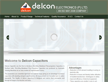 Tablet Screenshot of delconcapacitors.com